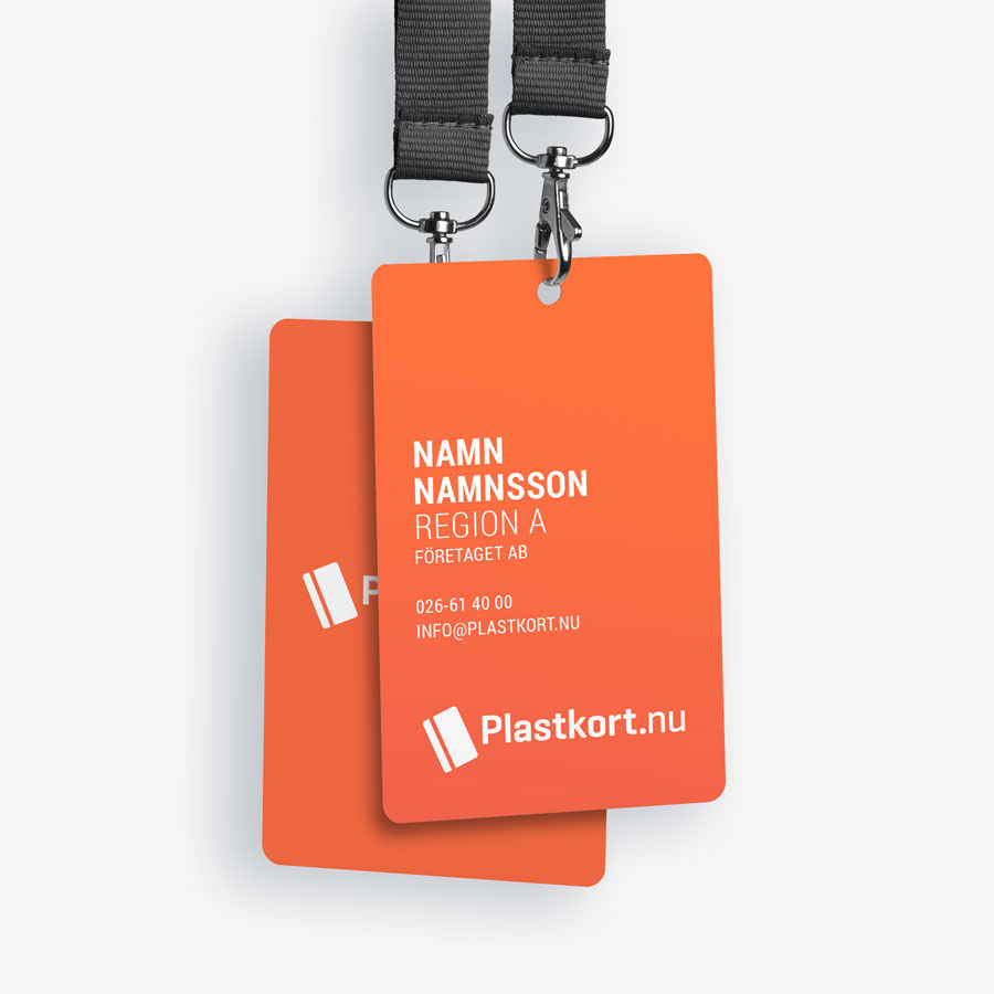 Företags-ID med lanyard